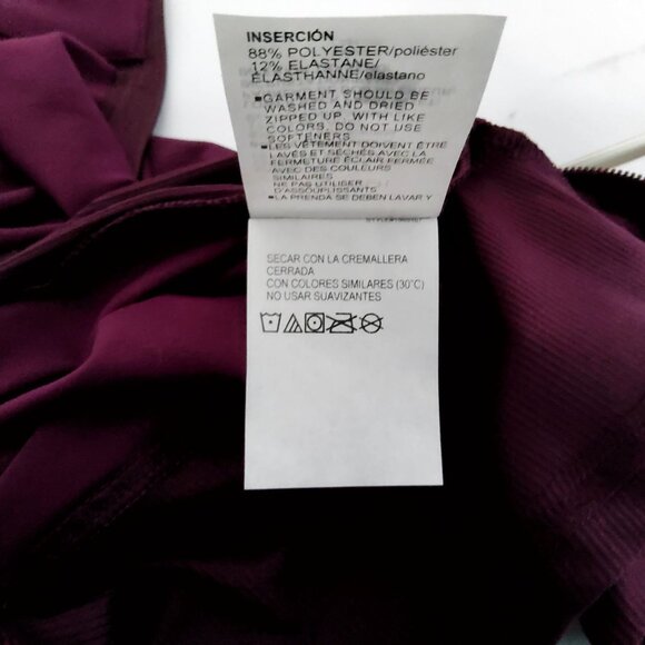 Under Armour Womens UA Meridian Fitted Jacket XS Plum Purple Polyester Blend - Picture 9 of 11